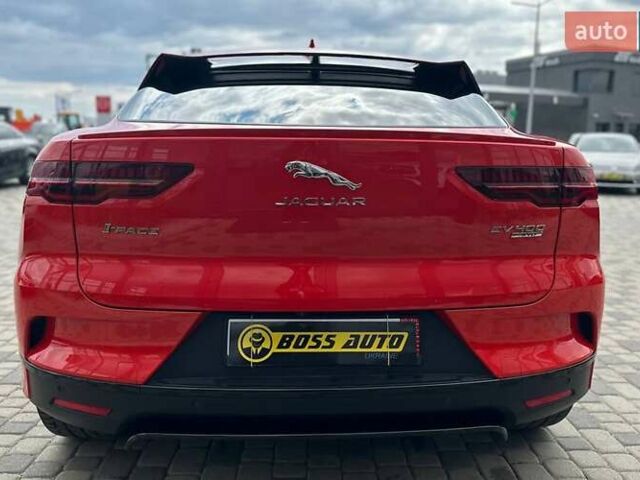 Красный Ягуар I-Pace, объемом двигателя 0 л и пробегом 78 тыс. км за 41000 $, фото 5 на Automoto.ua