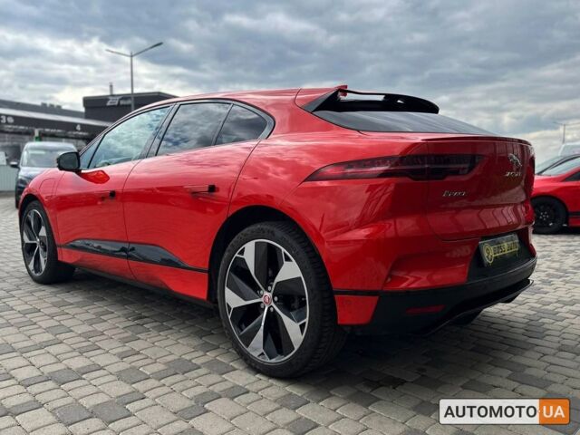 Красный Ягуар I-Pace, объемом двигателя 90 л и пробегом 78 тыс. км за 45000 $, фото 4 на Automoto.ua