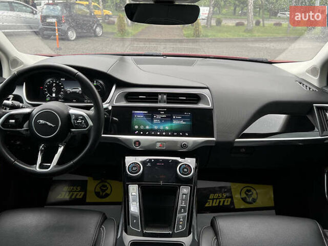 Красный Ягуар I-Pace, объемом двигателя 0 л и пробегом 40 тыс. км за 25999 $, фото 12 на Automoto.ua