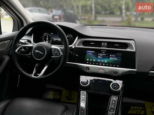 Красный Ягуар I-Pace, объемом двигателя 0 л и пробегом 40 тыс. км за 25999 $, фото 14 на Automoto.ua