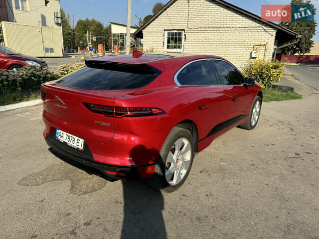 Красный Ягуар I-Pace, объемом двигателя 0 л и пробегом 69 тыс. км за 34500 $, фото 2 на Automoto.ua