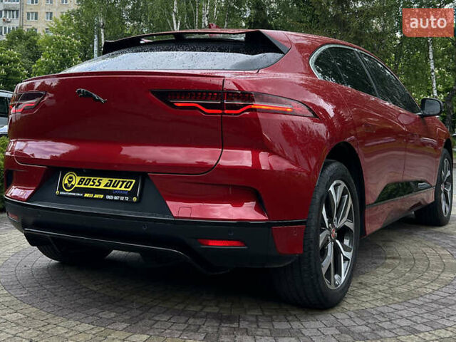 Красный Ягуар I-Pace, объемом двигателя 0 л и пробегом 40 тыс. км за 25999 $, фото 6 на Automoto.ua