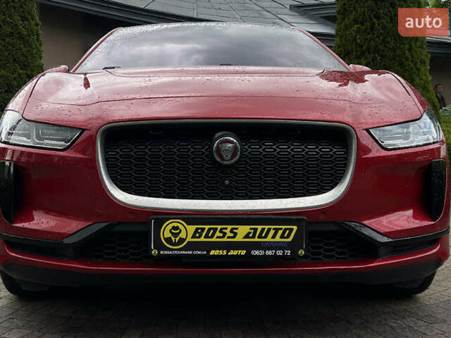 Красный Ягуар I-Pace, объемом двигателя 0 л и пробегом 40 тыс. км за 25999 $, фото 1 на Automoto.ua