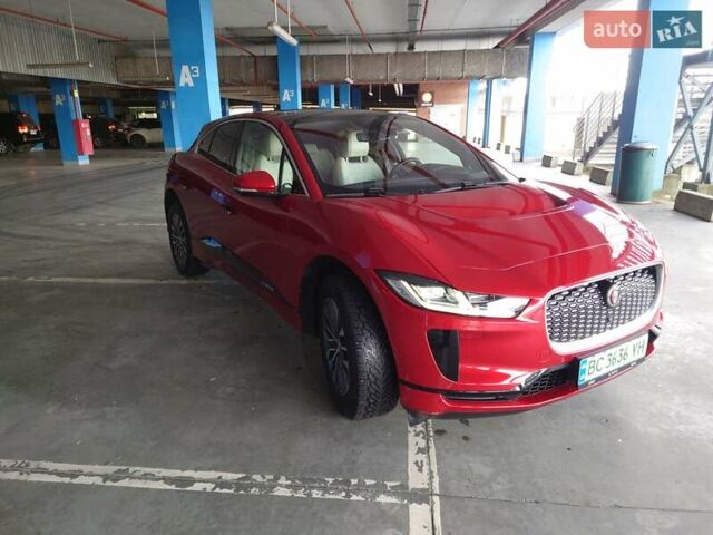 Красный Ягуар I-Pace, объемом двигателя 0 л и пробегом 66 тыс. км за 32300 $, фото 1 на Automoto.ua