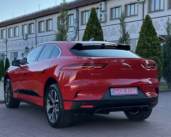 Красный Ягуар I-Pace, объемом двигателя 0 л и пробегом 55 тыс. км за 24999 $, фото 37 на Automoto.ua