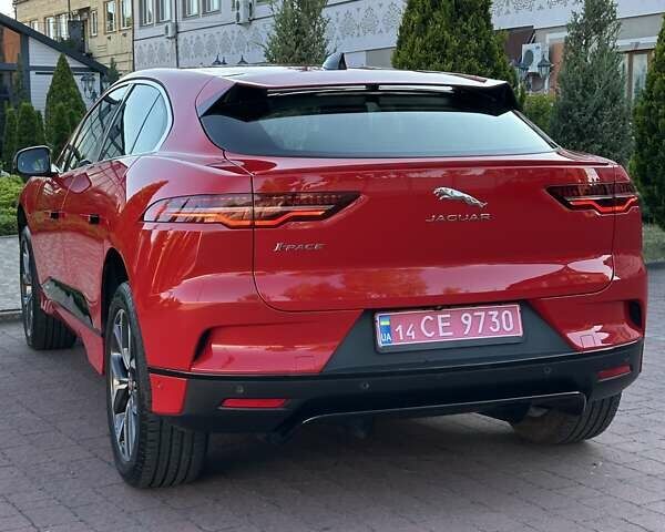 Красный Ягуар I-Pace, объемом двигателя 0 л и пробегом 53 тыс. км за 24999 $, фото 40 на Automoto.ua