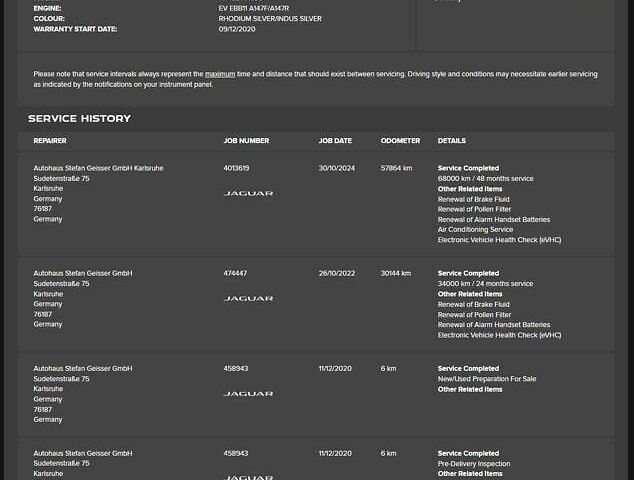 Ягуар I-Pace, объемом двигателя 0 л и пробегом 60 тыс. км за 34990 $, фото 5 на Automoto.ua