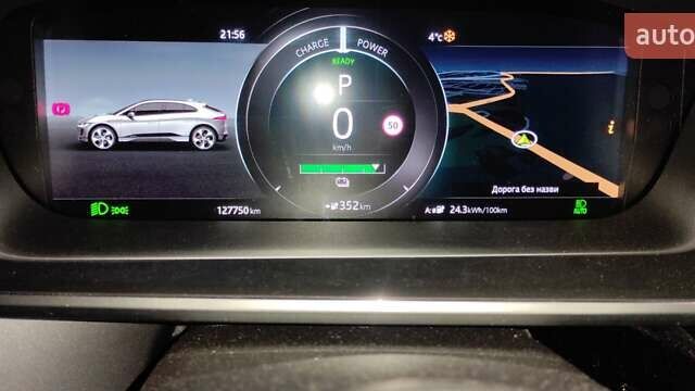 Серый Ягуар I-Pace, объемом двигателя 0 л и пробегом 128 тыс. км за 24900 $, фото 1 на Automoto.ua
