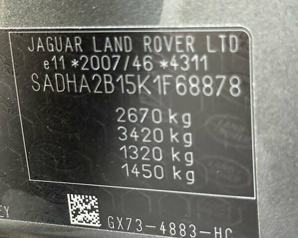 Сірий Ягуар I-Pace, об'ємом двигуна 0 л та пробігом 172 тис. км за 20500 $, фото 36 на Automoto.ua