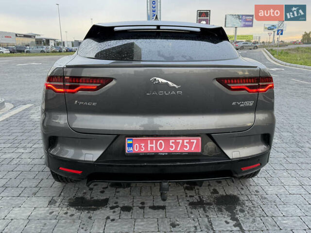 Серый Ягуар I-Pace, объемом двигателя 0 л и пробегом 112 тыс. км за 22999 $, фото 12 на Automoto.ua