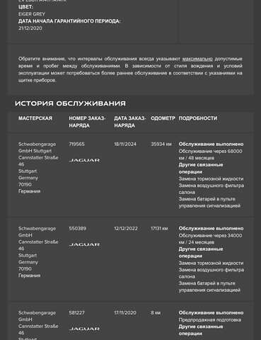 Сірий Ягуар I-Pace, об'ємом двигуна 0 л та пробігом 57 тис. км за 30990 $, фото 48 на Automoto.ua