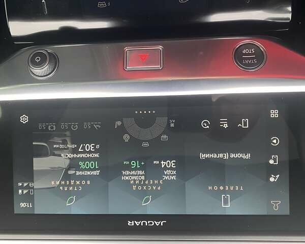 Серый Ягуар I-Pace, объемом двигателя 0 л и пробегом 13 тыс. км за 44990 $, фото 11 на Automoto.ua