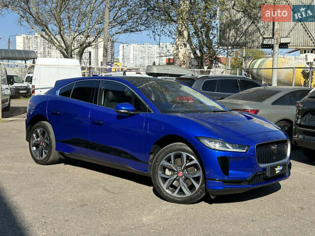 Синий Ягуар I-Pace, объемом двигателя 0 л и пробегом 31 тыс. км за 31500 $, фото 1 на Automoto.ua