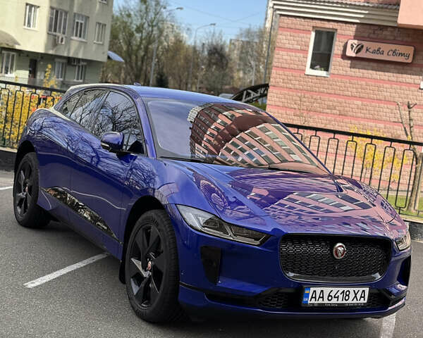 Синий Ягуар I-Pace, объемом двигателя 0 л и пробегом 24 тыс. км за 49500 $, фото 1 на Automoto.ua