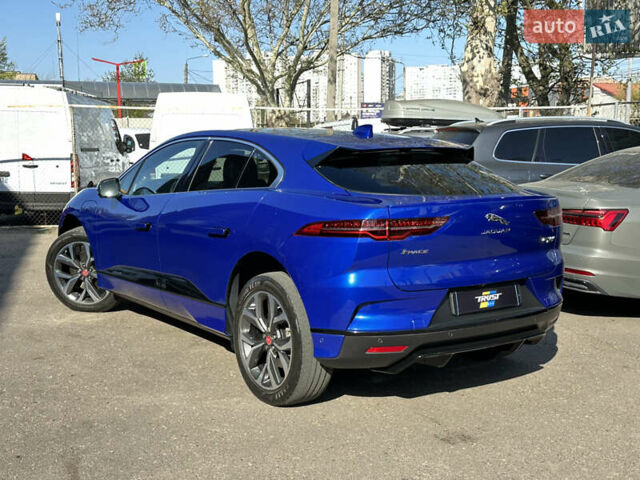 Синий Ягуар I-Pace, объемом двигателя 0 л и пробегом 31 тыс. км за 31500 $, фото 12 на Automoto.ua