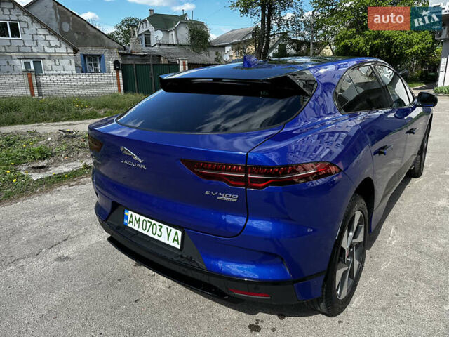 Синий Ягуар I-Pace, объемом двигателя 0 л и пробегом 32 тыс. км за 23400 $, фото 2 на Automoto.ua