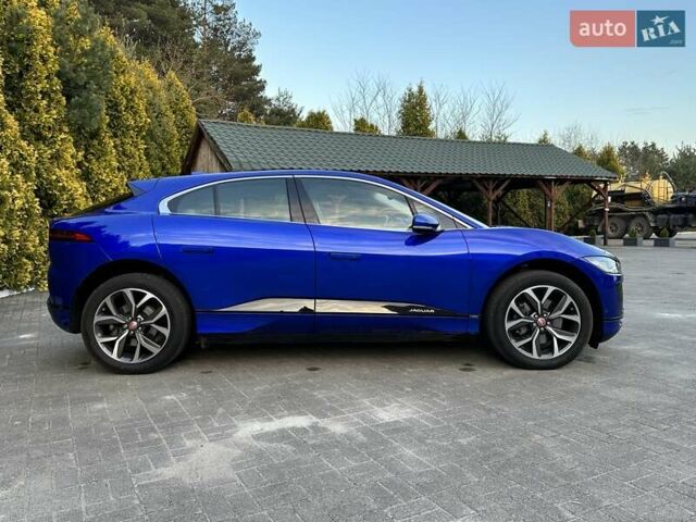 Синий Ягуар I-Pace, объемом двигателя 0 л и пробегом 81 тыс. км за 33790 $, фото 7 на Automoto.ua