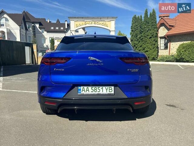 Синий Ягуар I-Pace, объемом двигателя 0 л и пробегом 71 тыс. км за 28500 $, фото 5 на Automoto.ua