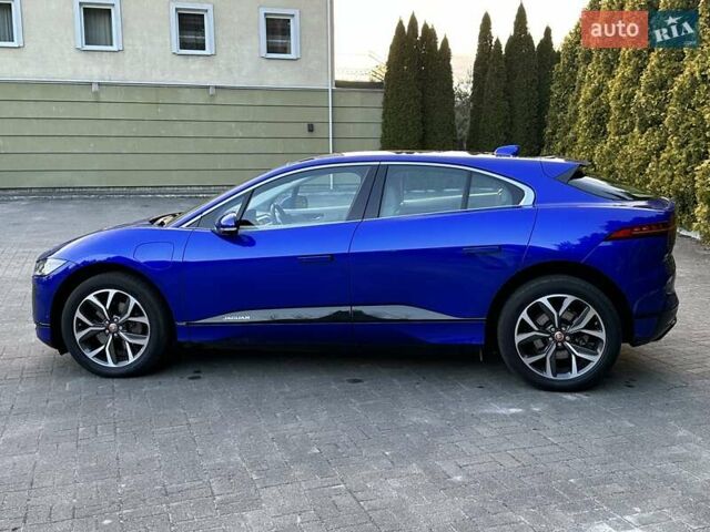 Синий Ягуар I-Pace, объемом двигателя 0 л и пробегом 81 тыс. км за 33790 $, фото 3 на Automoto.ua