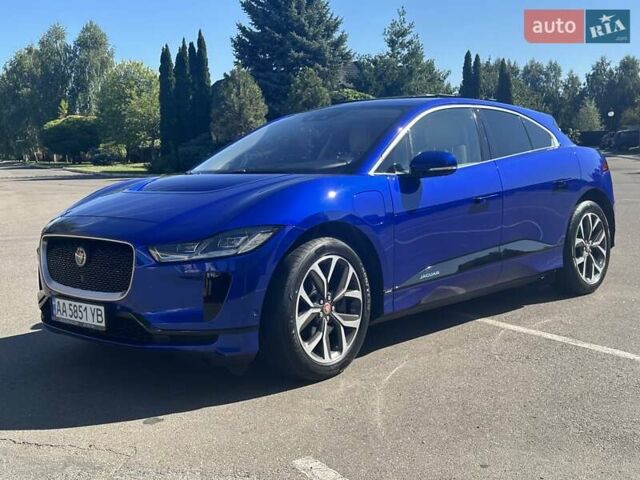 Синий Ягуар I-Pace, объемом двигателя 0 л и пробегом 71 тыс. км за 28500 $, фото 3 на Automoto.ua