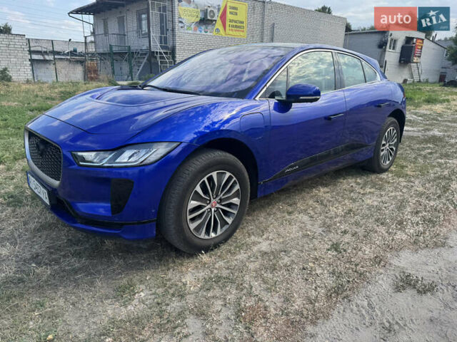 Синий Ягуар I-Pace, объемом двигателя 0 л и пробегом 87 тыс. км за 17400 $, фото 1 на Automoto.ua