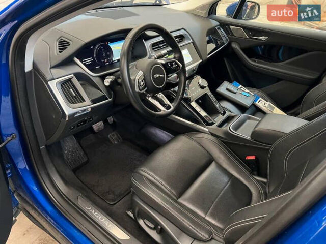 Синий Ягуар I-Pace, объемом двигателя 0 л и пробегом 65 тыс. км за 39000 $, фото 15 на Automoto.ua