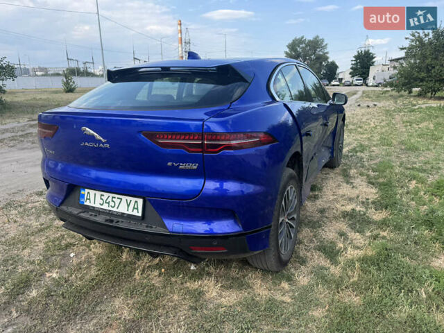 Синий Ягуар I-Pace, объемом двигателя 0 л и пробегом 87 тыс. км за 17400 $, фото 10 на Automoto.ua