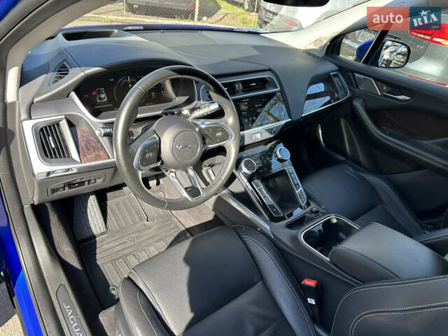 Синий Ягуар I-Pace, объемом двигателя 0 л и пробегом 31 тыс. км за 31500 $, фото 22 на Automoto.ua
