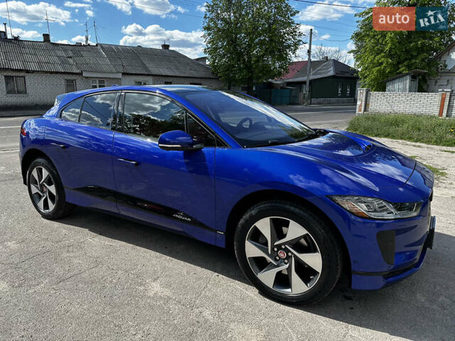 Синий Ягуар I-Pace, объемом двигателя 0 л и пробегом 32 тыс. км за 23400 $, фото 1 на Automoto.ua