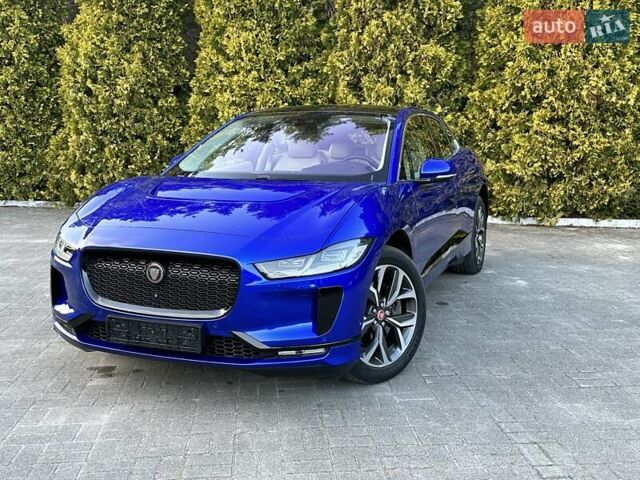 Синий Ягуар I-Pace, объемом двигателя 0 л и пробегом 81 тыс. км за 33790 $, фото 2 на Automoto.ua