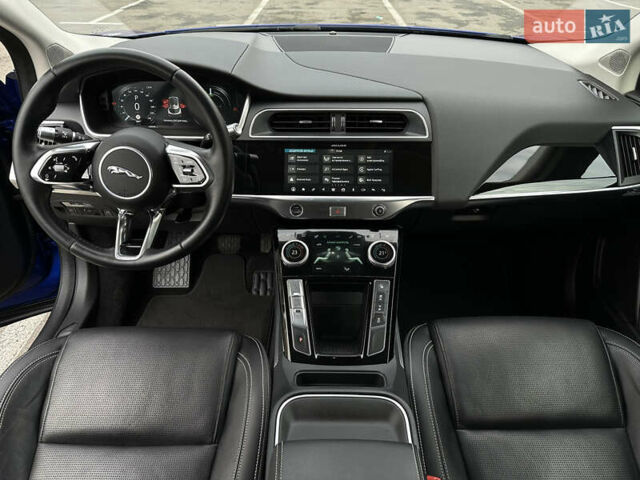Синий Ягуар I-Pace, объемом двигателя 0 л и пробегом 124 тыс. км за 22499 $, фото 43 на Automoto.ua