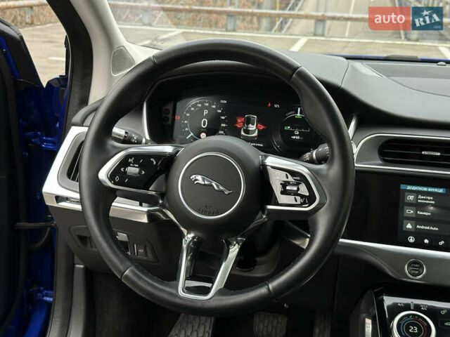 Синий Ягуар I-Pace, объемом двигателя 0 л и пробегом 124 тыс. км за 22499 $, фото 42 на Automoto.ua