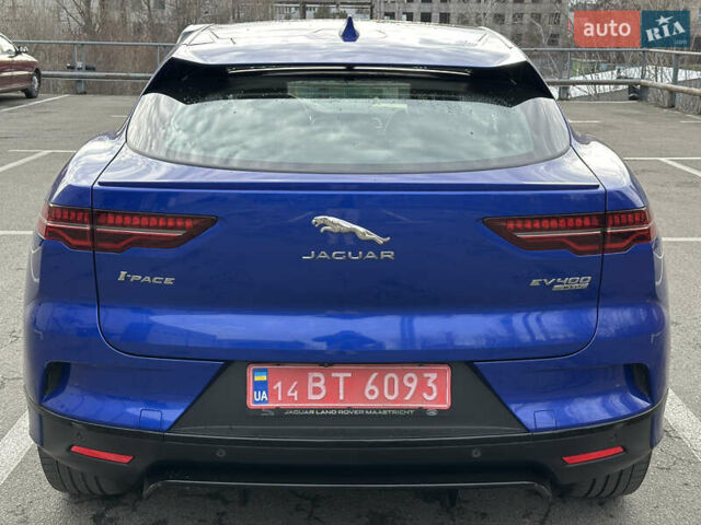 Синий Ягуар I-Pace, объемом двигателя 0 л и пробегом 124 тыс. км за 22499 $, фото 7 на Automoto.ua