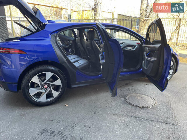 Синий Ягуар I-Pace, объемом двигателя 0 л и пробегом 95 тыс. км за 34900 $, фото 20 на Automoto.ua