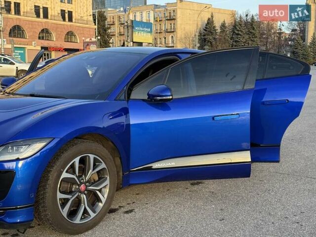 Синий Ягуар I-Pace, объемом двигателя 0 л и пробегом 30 тыс. км за 29700 $, фото 7 на Automoto.ua