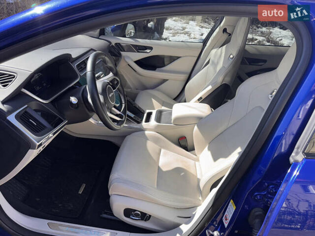 Синий Ягуар I-Pace, объемом двигателя 0 л и пробегом 37 тыс. км за 26700 $, фото 3 на Automoto.ua