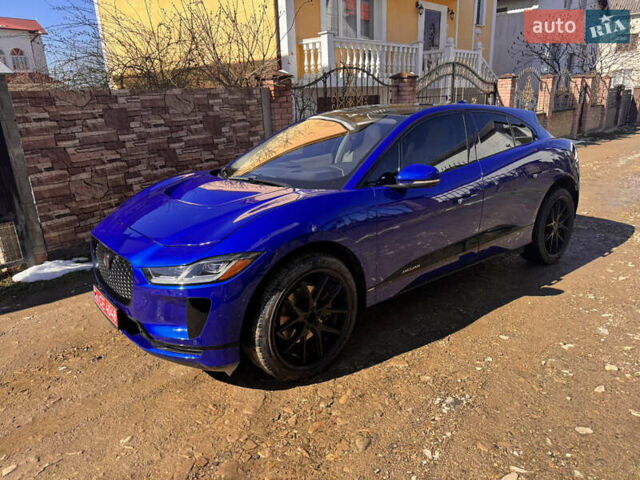 Синий Ягуар I-Pace, объемом двигателя 0 л и пробегом 37 тыс. км за 26700 $, фото 2 на Automoto.ua