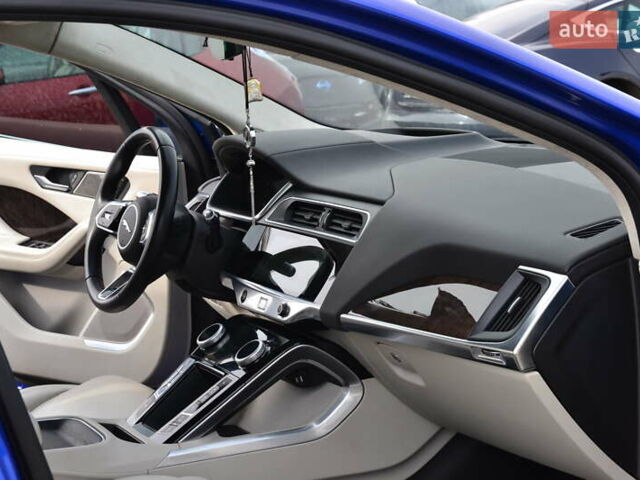 Синий Ягуар I-Pace, объемом двигателя 0 л и пробегом 73 тыс. км за 22999 $, фото 29 на Automoto.ua
