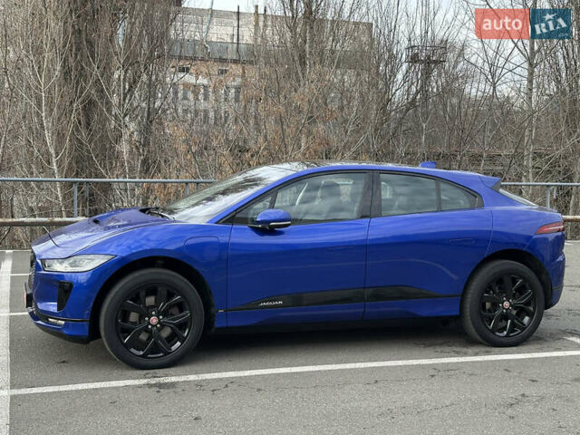 Синий Ягуар I-Pace, объемом двигателя 0 л и пробегом 124 тыс. км за 22499 $, фото 2 на Automoto.ua