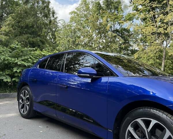 Синий Ягуар I-Pace, объемом двигателя 0 л и пробегом 37 тыс. км за 31000 $, фото 1 на Automoto.ua