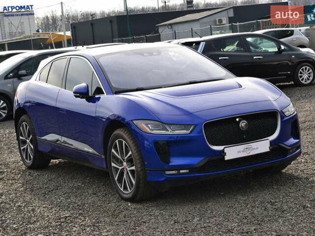 Синий Ягуар I-Pace, объемом двигателя 0 л и пробегом 73 тыс. км за 22999 $, фото 3 на Automoto.ua