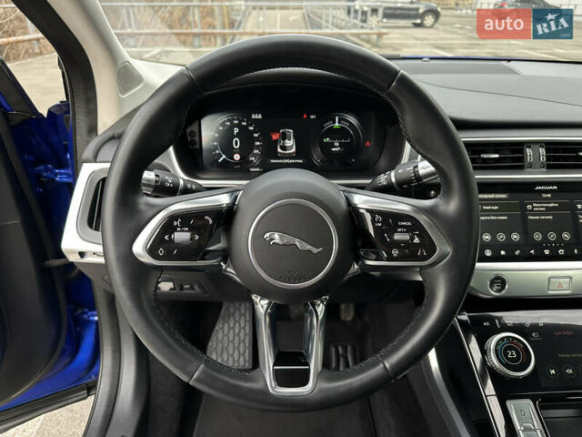 Синий Ягуар I-Pace, объемом двигателя 0 л и пробегом 124 тыс. км за 22499 $, фото 39 на Automoto.ua