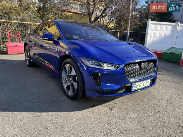 Синий Ягуар I-Pace, объемом двигателя 0 л и пробегом 95 тыс. км за 34900 $, фото 1 на Automoto.ua