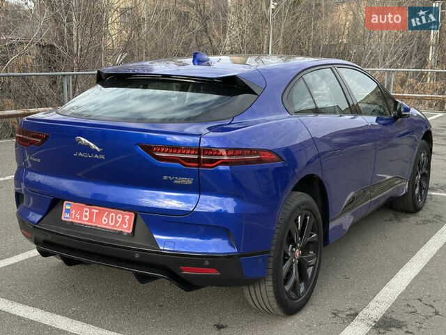 Синий Ягуар I-Pace, объемом двигателя 0 л и пробегом 124 тыс. км за 22499 $, фото 9 на Automoto.ua