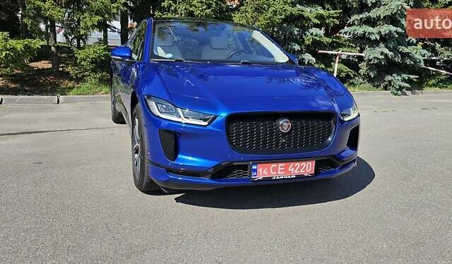 Синий Ягуар I-Pace, объемом двигателя 0 л и пробегом 121 тыс. км за 24999 $, фото 57 на Automoto.ua