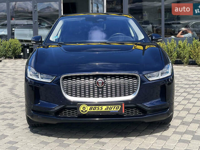 Синий Ягуар I-Pace, объемом двигателя 0 л и пробегом 75 тыс. км за 25990 $, фото 1 на Automoto.ua