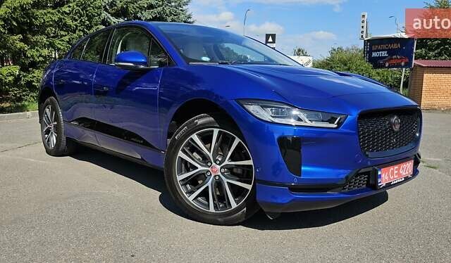 Синий Ягуар I-Pace, объемом двигателя 0 л и пробегом 121 тыс. км за 24999 $, фото 1 на Automoto.ua