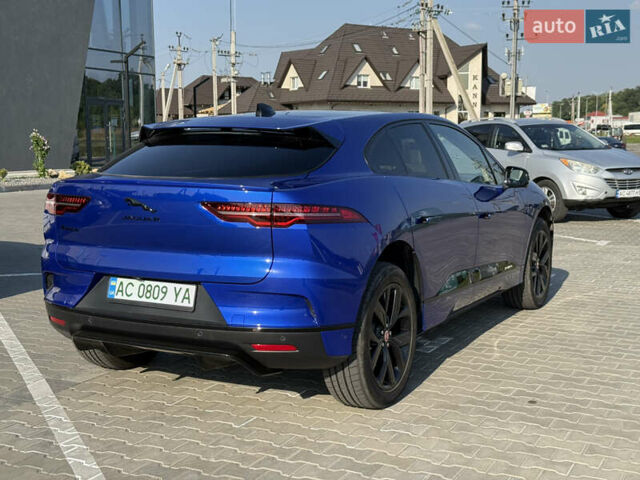 Синий Ягуар I-Pace, объемом двигателя 0 л и пробегом 83 тыс. км за 30700 $, фото 17 на Automoto.ua