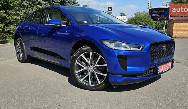 Синий Ягуар I-Pace, объемом двигателя 0 л и пробегом 121 тыс. км за 24999 $, фото 2 на Automoto.ua