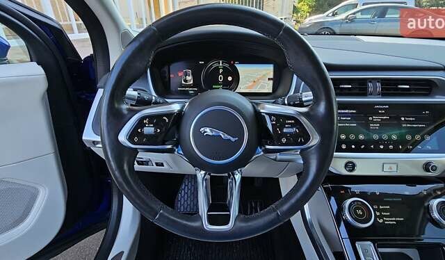 Синий Ягуар I-Pace, объемом двигателя 0 л и пробегом 121 тыс. км за 24999 $, фото 73 на Automoto.ua